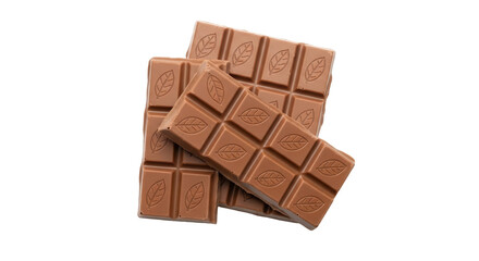 Isolated Chocolate Bars