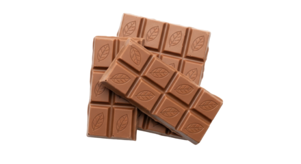 Isolated Chocolate Bars