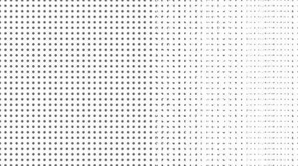 Grunge halftone dot pattern texture background. Abstract retro comic style layout with distressed dots. Minimal popart dotted design concept.
