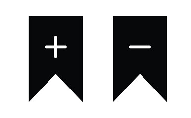 Obraz premium add and remove bookmark icon coat of arms of arms