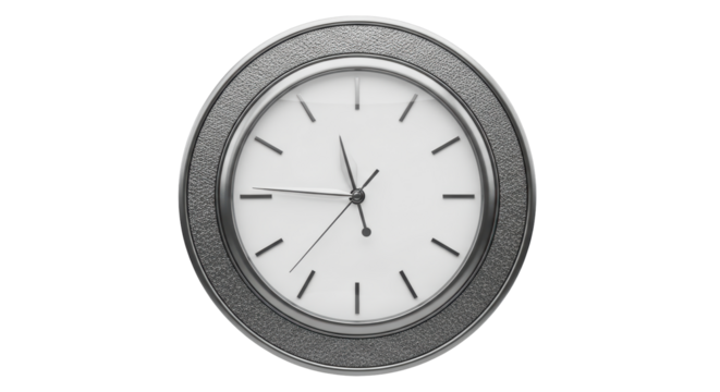 Isolated Classic Wall Clock