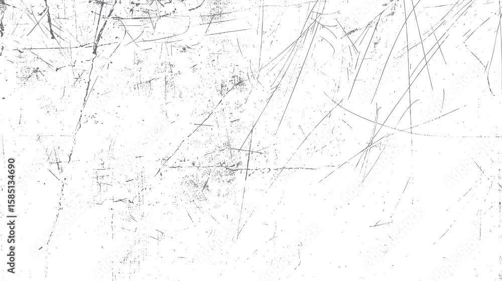 Poster minimal scratched grunge texture. abstract diagonal scratch lines with dust particles for edgy backg