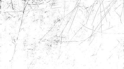 Minimal scratched grunge texture. Abstract diagonal scratch lines with dust particles for edgy background design. Clean vector surface effect.