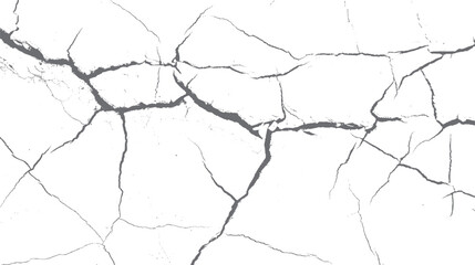 Seamless cracked wall background texture. Realistic distressed concrete surface with sharp fracture lines for grunge design projects.