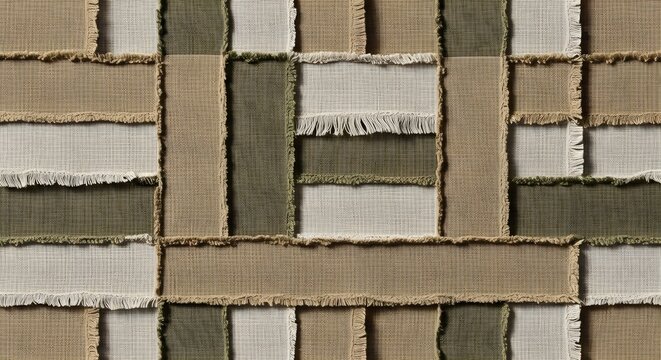 Torn Fabric Grid &mdash; Minimal Organic Chaos