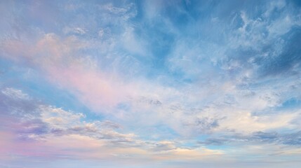 The Vibrant Sky Drenched in Colors at Dawn or Dusk