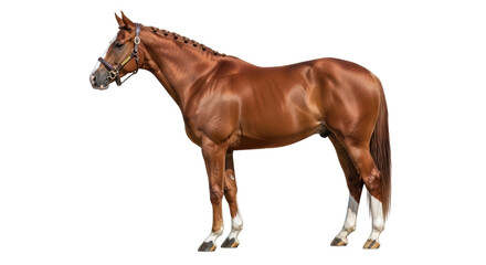 Obraz premium Isolated Horse Standing