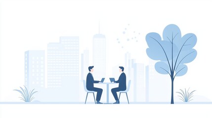 Obraz premium Tax Financial advisor explaining tax regulations to a group of business owners.