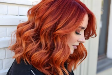 Loose curl hairstyle 