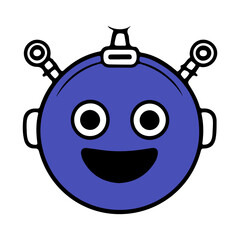 robot face emoji icon