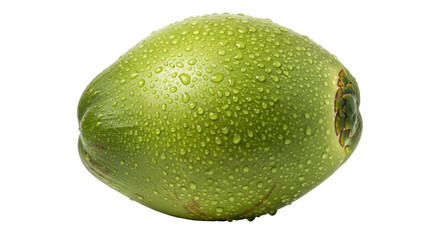 Isolated Fresh Green Coconut