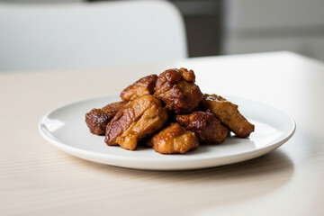 Pork Carnitas: A traditional Mexican dish featuring tender, succulent pork that has been slow-cooked until incredibly tender and then often crisped at the edges.