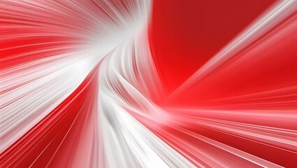 Abstract red background featuring glowing lines and a vibrant blur of pink, purple, and blue, creating a dynamic wave pattern with a sense of speed and energy