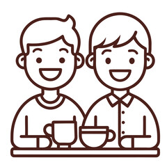 Editable Icons for World Friendship Day