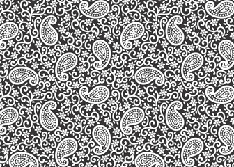Paisley Flower Design Pattern, background, texture, fabric, paper print.