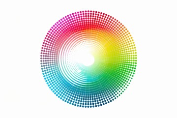 Colorful Circle of Dots