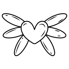 Cute Scribble Doodle Element Set