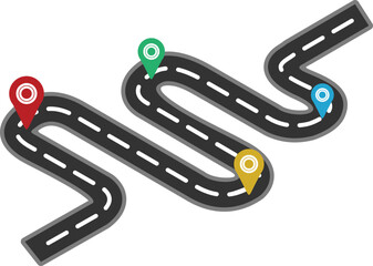Roadmap Infographic Illustration