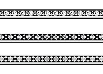 Trendy Stylish Design Border, textile border, Embroidery,