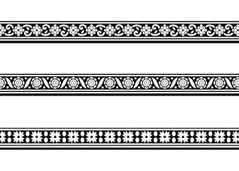 Trendy Stylish Design Border, textile border, Embroidery,