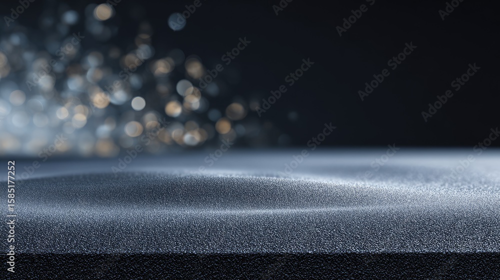 Poster elegant soft surface with subtle waves and sparkling light effect in background