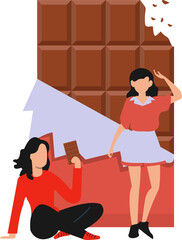 Chocolate Day Illustration
