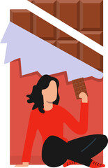 Chocolate Day Illustration