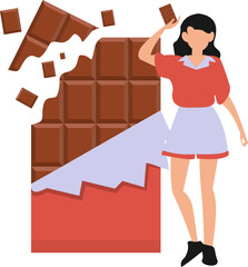 Chocolate Day Illustration