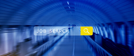 Job search concept, find your career, using looking at online website, Concept of career...