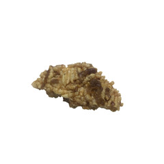 Dried rice that is fried to make it puffy and fragrant