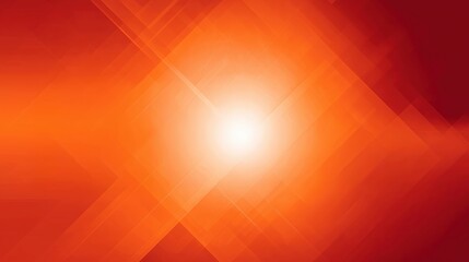 Obraz premium Abstract background featuring vibrant orange hues with intersecting lines and shapes, creating a dynamic and energetic visual atmosphere for design and creative projects