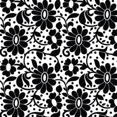 Floral pattern flower design, background, texture, fabric print.