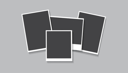 Templates collage of frames photos. Tiles pattern for web and mockup presentation. Collage templates, birthday collage, collage art