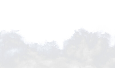 white cloud fluffy, fog or mistry for overlay and design. isolated on transparent background. PNG file