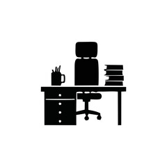office and company icon collection. simple vector icons