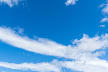 夏の空　澄んだ青空と雲177