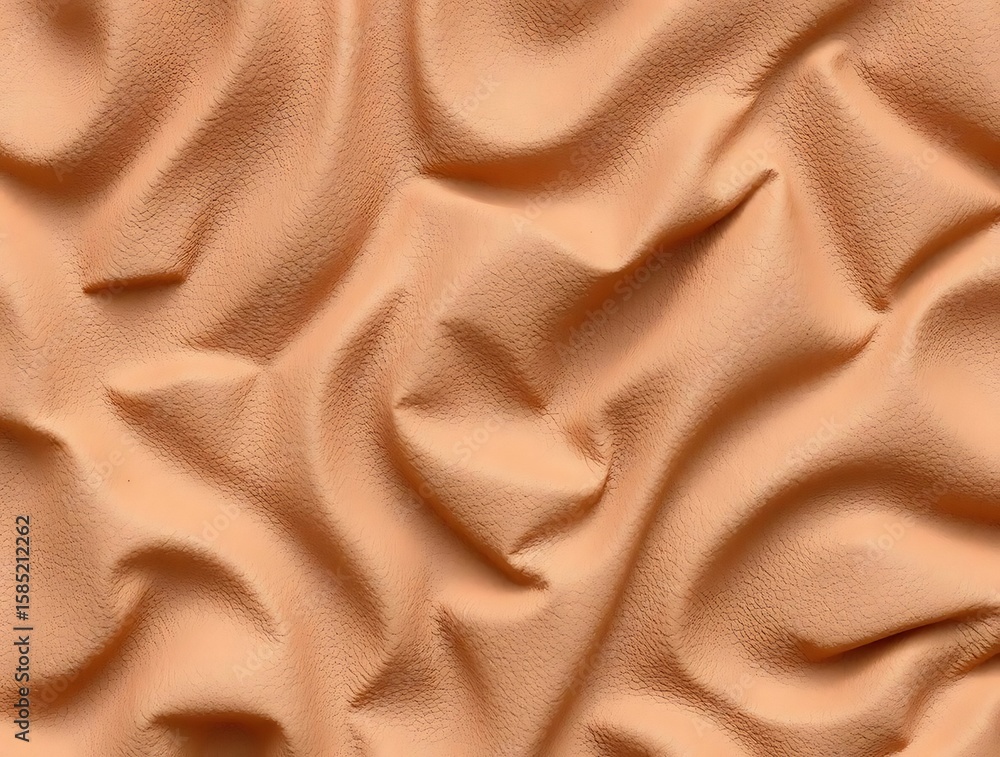 Poster close-up abstract of draped fabric showing its luxurious texture and soft folds, perfect for