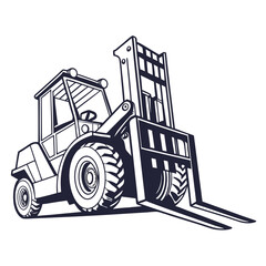 Heavy duty forklift industrial vehicle machinery