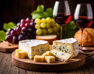 Cheese and Wine – Rustic Gourmet Pairing