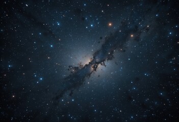 Fototapeta premium Dramatic stellar nursery in deep space exploration and cosmic discovery