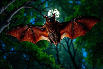 Bat In Night