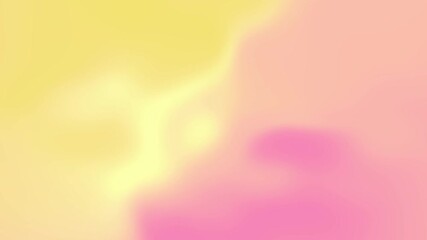 Soft animated background with pastel yellow, pink, and peach tones. Ideal for children, beauty, wellness, or gentle digital projects needing a soothing vibe