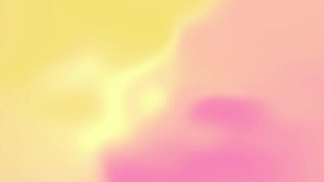 Soft animated background with pastel yellow, pink, and peach tones. Ideal for children, beauty, wellness, or gentle digital projects needing a soothing vibe
