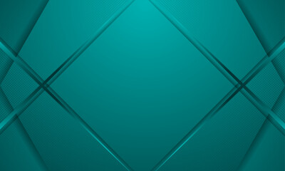 Obraz premium Elegant minimal futuristic teal gradient background-Modern curve line vector for banner, poster, seminar, campaign, business, corporate-Abstract lighting shape pattern background with line strip