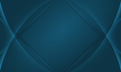 Modern design vector for banner, poster, web, seminar, campaign, business, corporate–Elegant minimal futuristic blue gradient background–Abstract curve shape 3D pattern background with line str