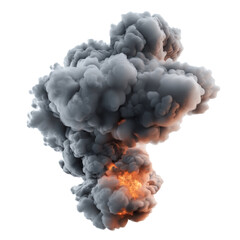 Cinematic Explosion Effect PNG for Visual Effects and Film Projects