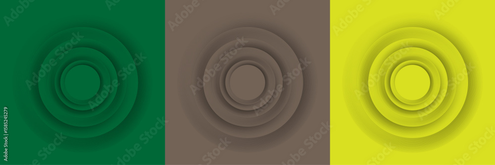Poster spiral shape seamless pattern design – 3d radial geometric shape – circular modern vector template f