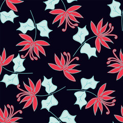 digital printing textile pattern wallpaper flower allover