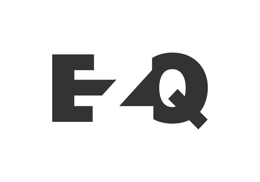 EZQ logo design. Initial letter E Z Q bold font style for tech startups, consulting, corporate branding. Creative company name, headlines typography identity, trendy logotype.