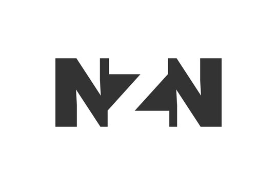 NZN logo design. Initial letter N Z N bold font style for tech startups, consulting, corporate branding. Creative company name, headlines typography identity, trendy logotype.